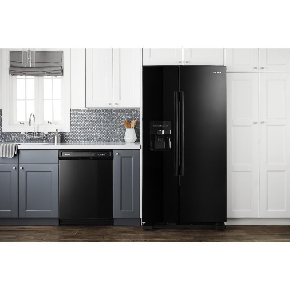 Amana ASI2575GRB 36-inch Side-by-Side Refrigerator with Dual Pad External Ice and Water Dispenser