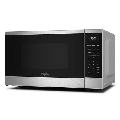 Whirlpool WMCS3119TZ 0.9 Cu. Ft. Fingerprint Resistant Stainless Steel Countertop Microwave with 5 Auto Cooking Modes - 900 watt