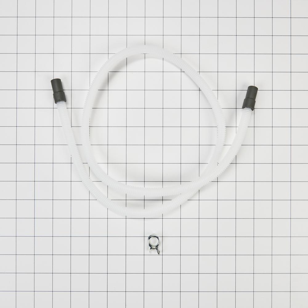 Maytag W11441078 4' Transparent Washer Drain Hose with 1 clamp that fits WCD3090JW, WCD5090JW, YWCD3090JW
