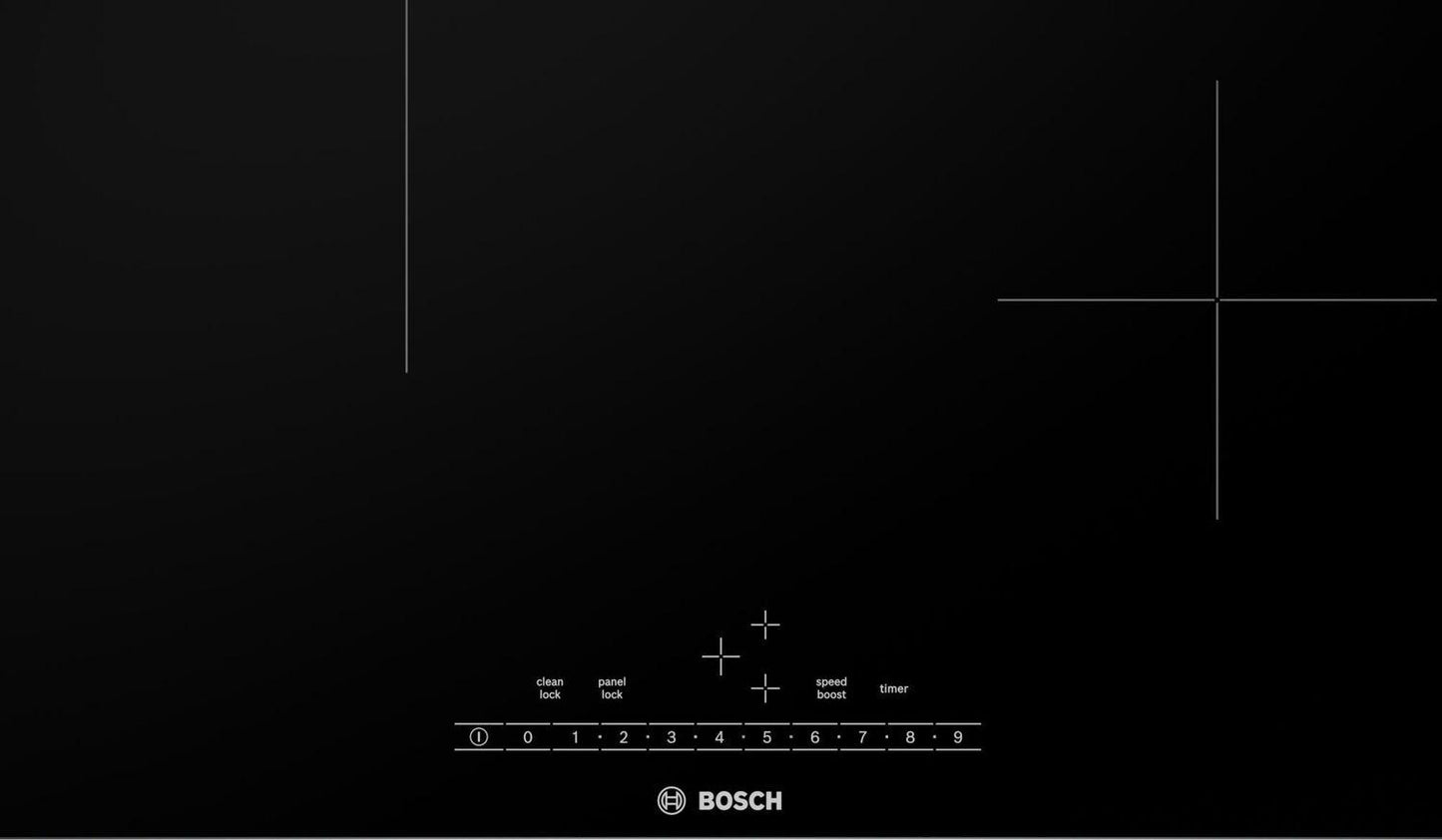 Bosch NIT5460UC 500 Series Induction Cooktop 24" Black, Without Frame