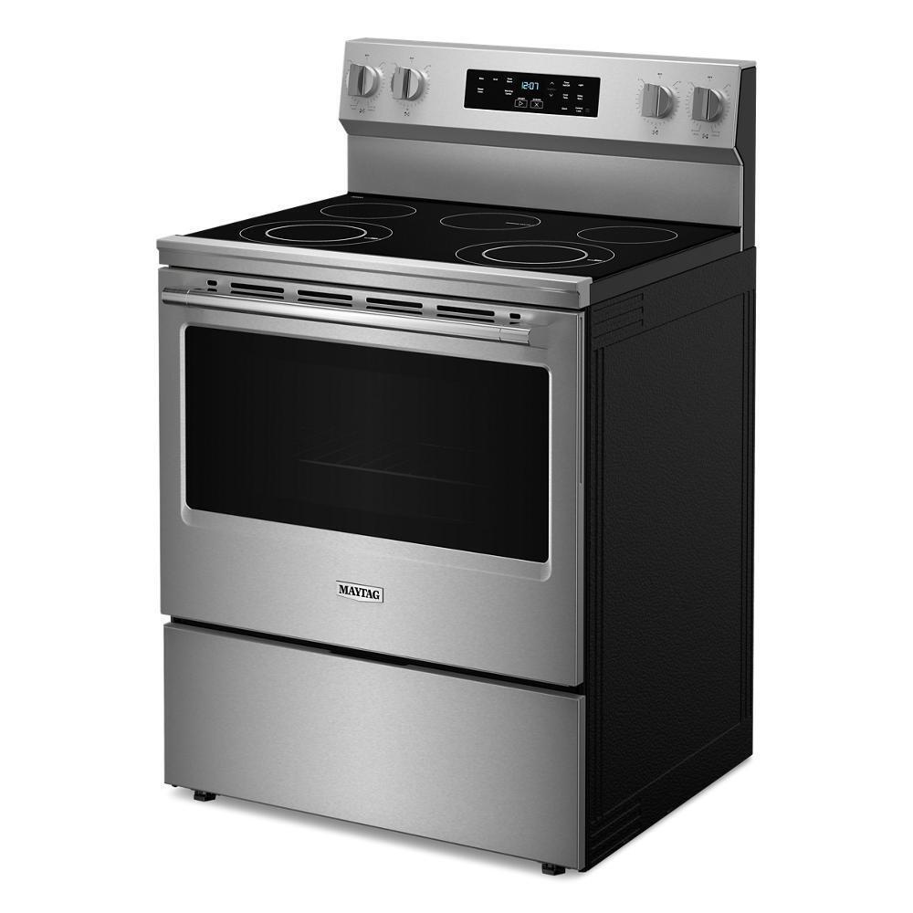 Maytag MFES4030RS 30-Inch Wide Electric Range With Steam Clean - 5.3 cu. ft.