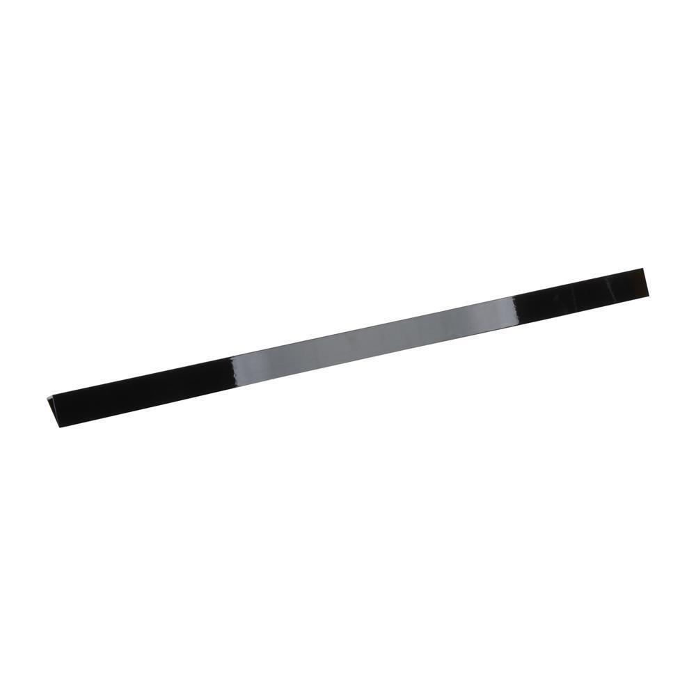 Maytag W10113902A 30" Slide-in Range Rear Trim Kit, Black, with (1) metal trim piece and installation instructions