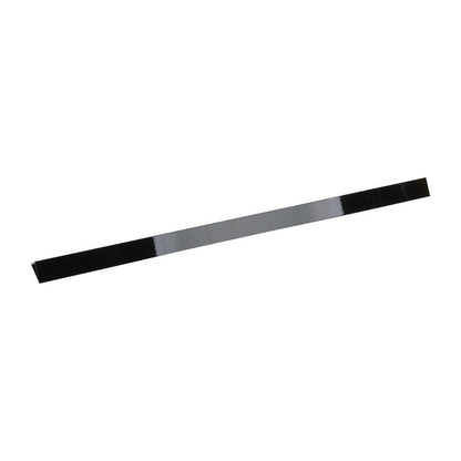 Maytag W10113902A 30" Slide-in Range Rear Trim Kit, Black, with (1) metal trim piece and installation instructions
