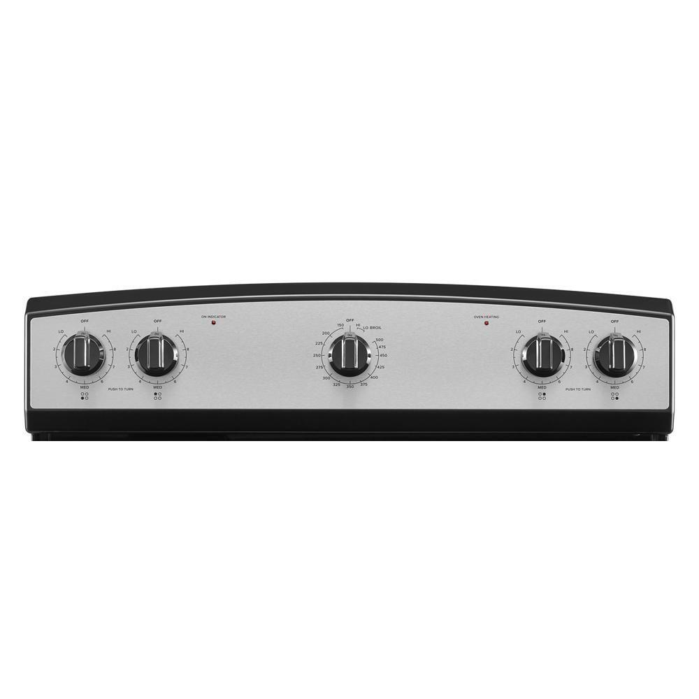 ACR4203MNS Amana® 30-inch Electric Range with Easy-Clean Glass Door