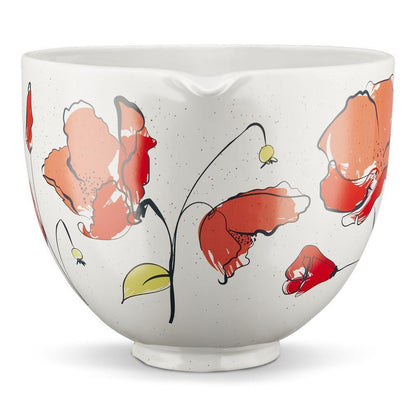 Kitchenaid KSM2CB5PPY 5 Quart Poppy Ceramic Bowl