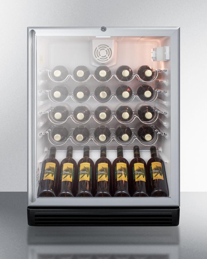 Summit SWC6GBLSHADA 24" Wide Wine Cellar, ADA Compliant