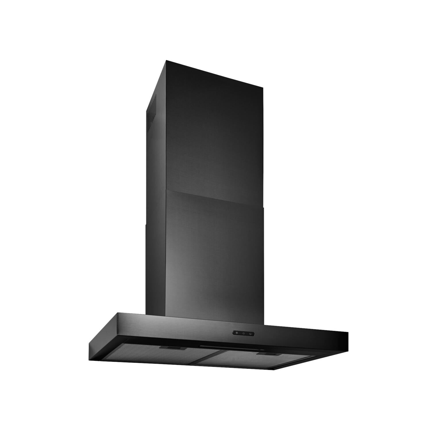 EW4336BLS Broan® Elite EW43 Series 36-Inch Convertible T-Style Chimney Range Hood, 460 Max Blower CFM, Black Stainless Steel