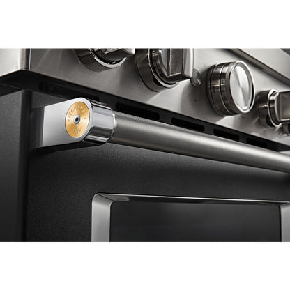 Maytag W11368841NE KitchenAid Commercial-Style Range Handle Medallion Kit - Gold (Includes Two Medallions, Screws, and One 1/8-IN Hex Wrench)