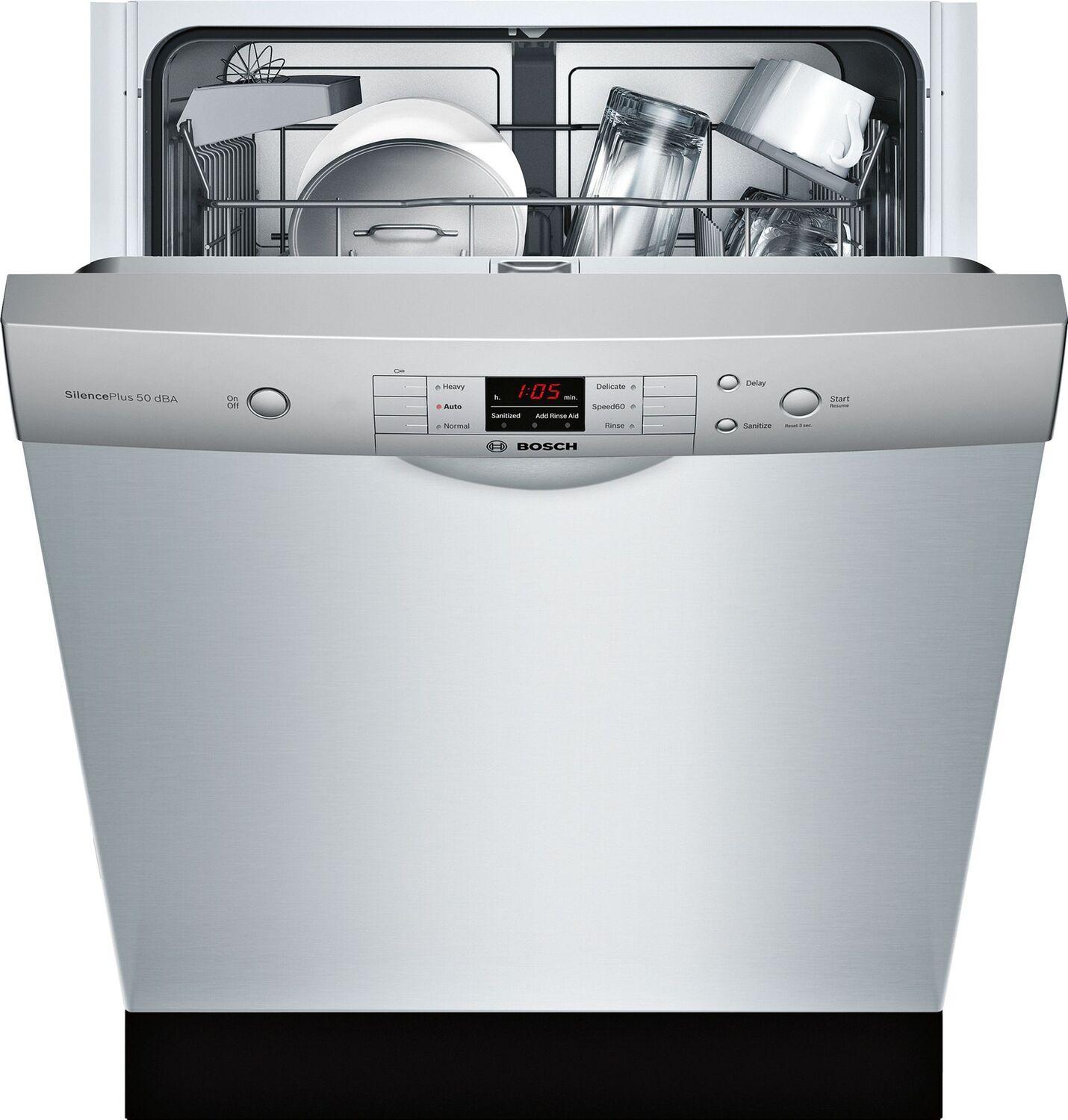 Bosch SHEM3AY55N 100 Series Dishwasher 24" Stainless steel