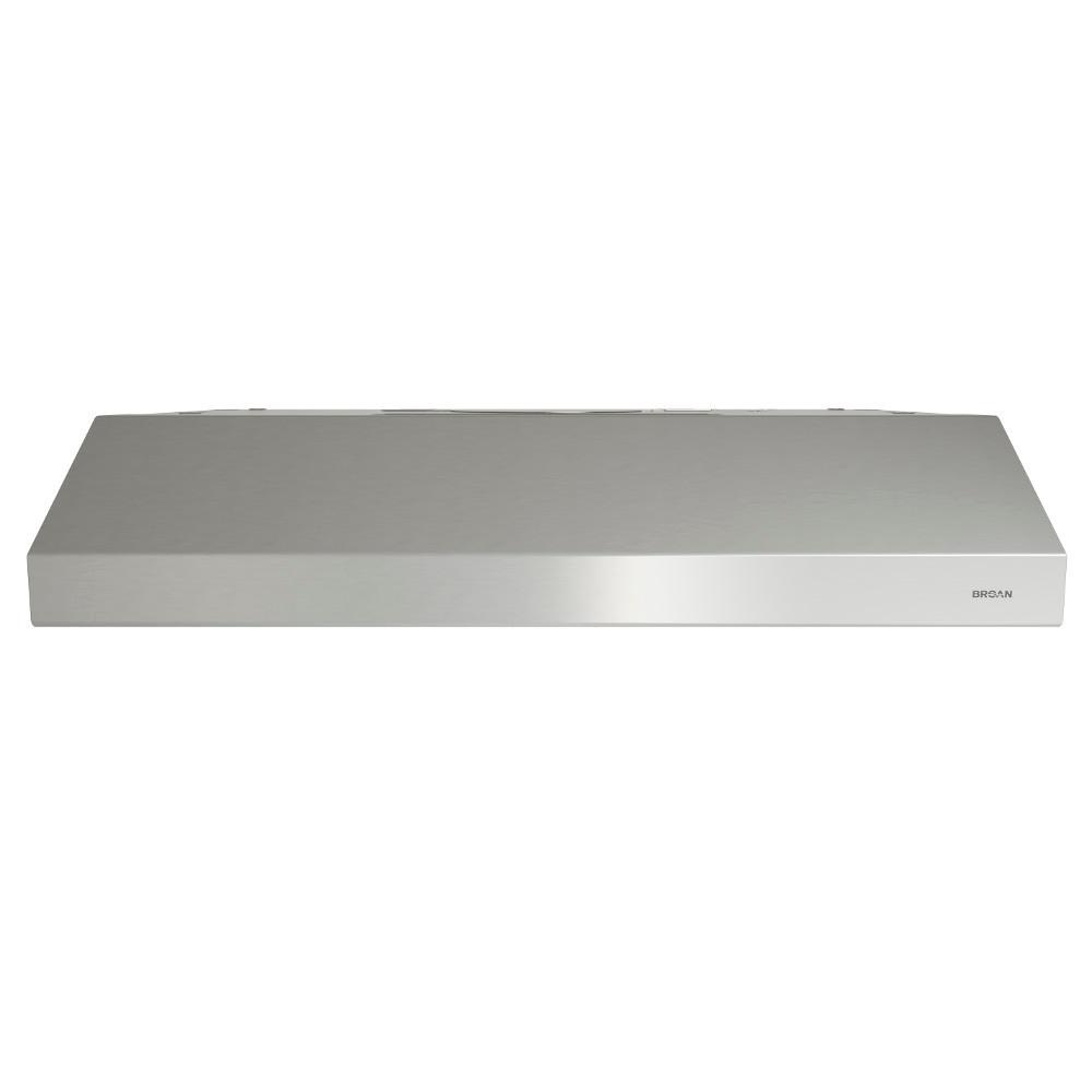 Broan 24-Inch 300 Max Blower CFM 1.5 Sones Stainless Steel Range Hood ENERGY STAR® certified