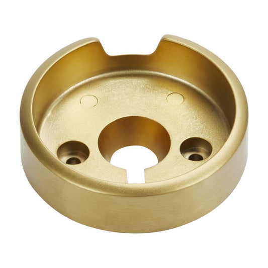 Kitchenaid W11316873 JennAir 3-IN D Single Bezel for Rise-Style Commercial Range and Rangetop Burner Griddle Knobs - Brass