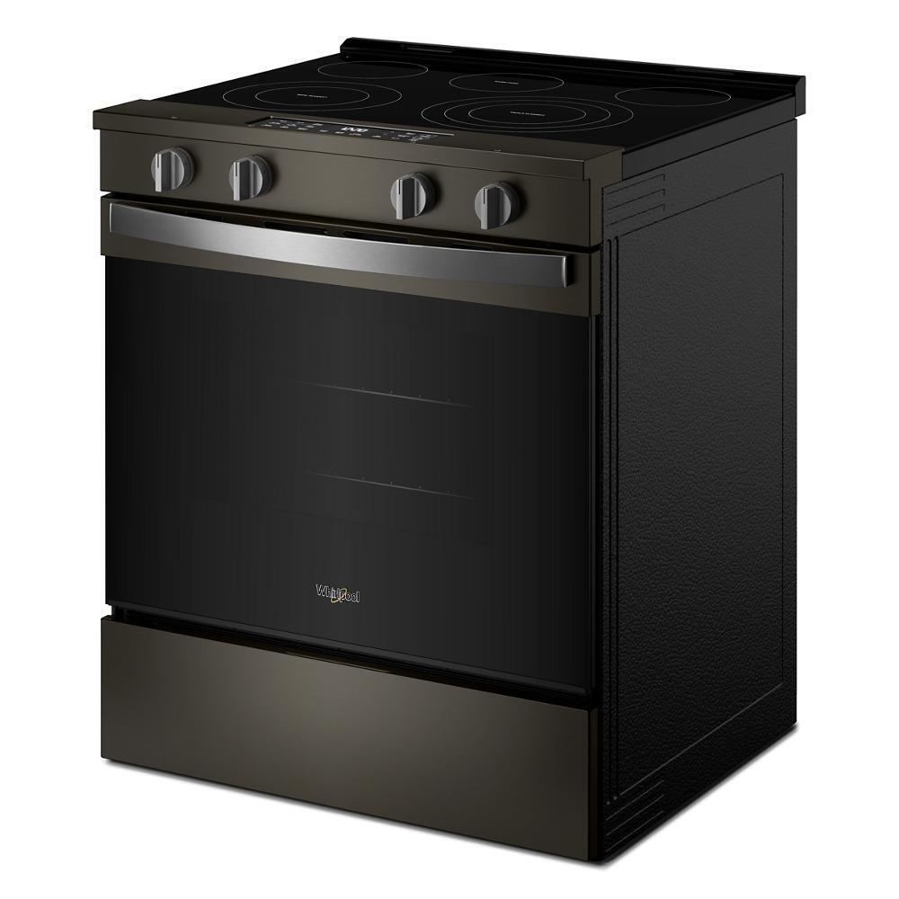 Whirlpool WSES5030SV 30-inch Electric Smart Range with Air Cooking Technology