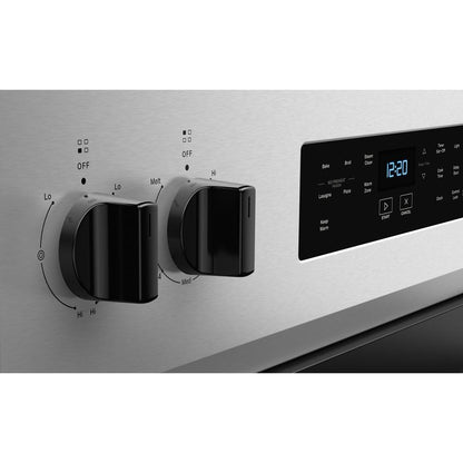 Whirlpool WFES3130TS 30-inch Electric Range with Steam Clean