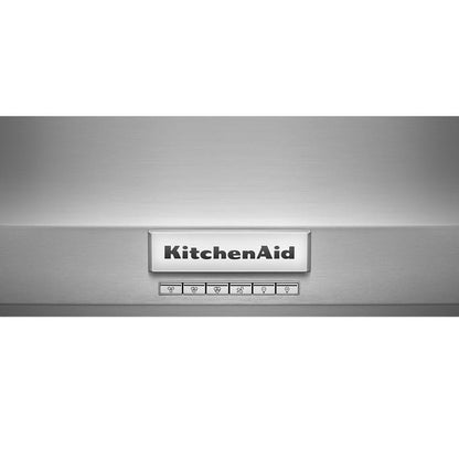 Kitchenaid KVWC908KSS 48'' 585 or 1170 CFM Motor Class Commercial-Style Wall-Mount Canopy Range Hood