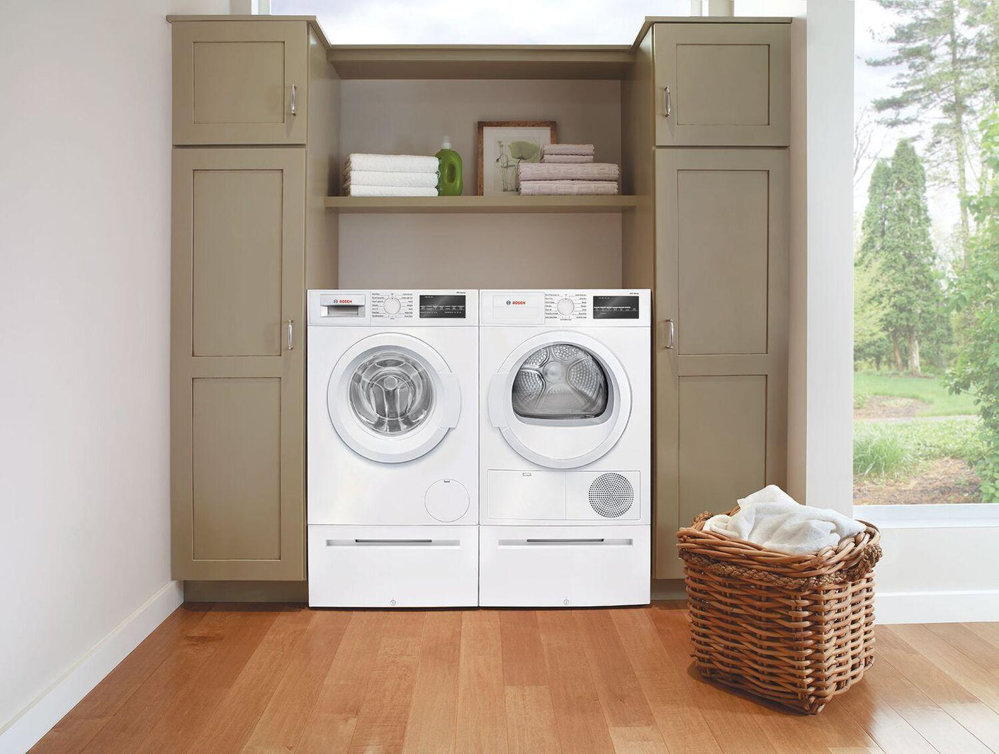 Bosch WGA12400UC 300 Series Compact Washer , White