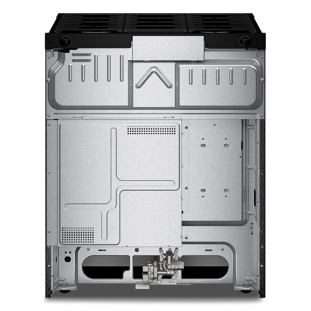 Whirlpool WSGS4530TB 30-inch Gas Smart Range with Air Cooking Technology and Steam Clean