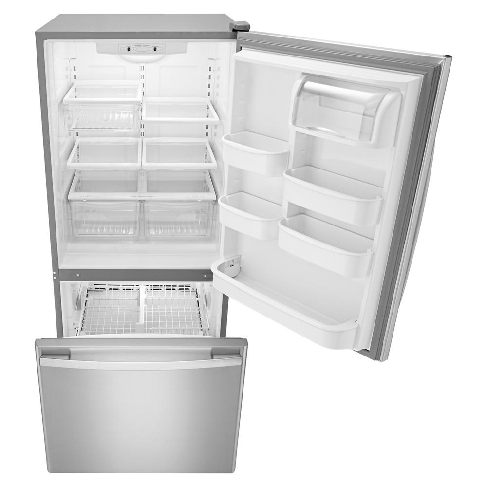 Amana ABB1924BRM 29-inch Wide Bottom-Freezer Refrigerator with EasyFreezer™ Pull-Out Drawer -- 18 cu. ft. Capacity