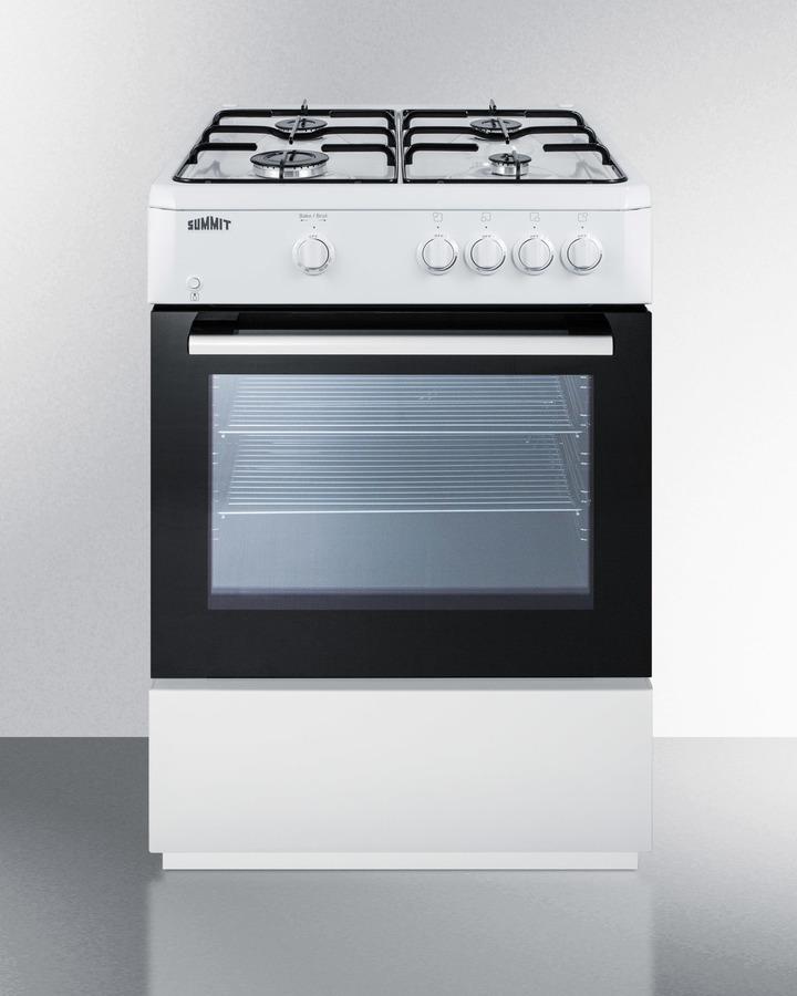 Summit PRO241G 24" Wide Gas Range