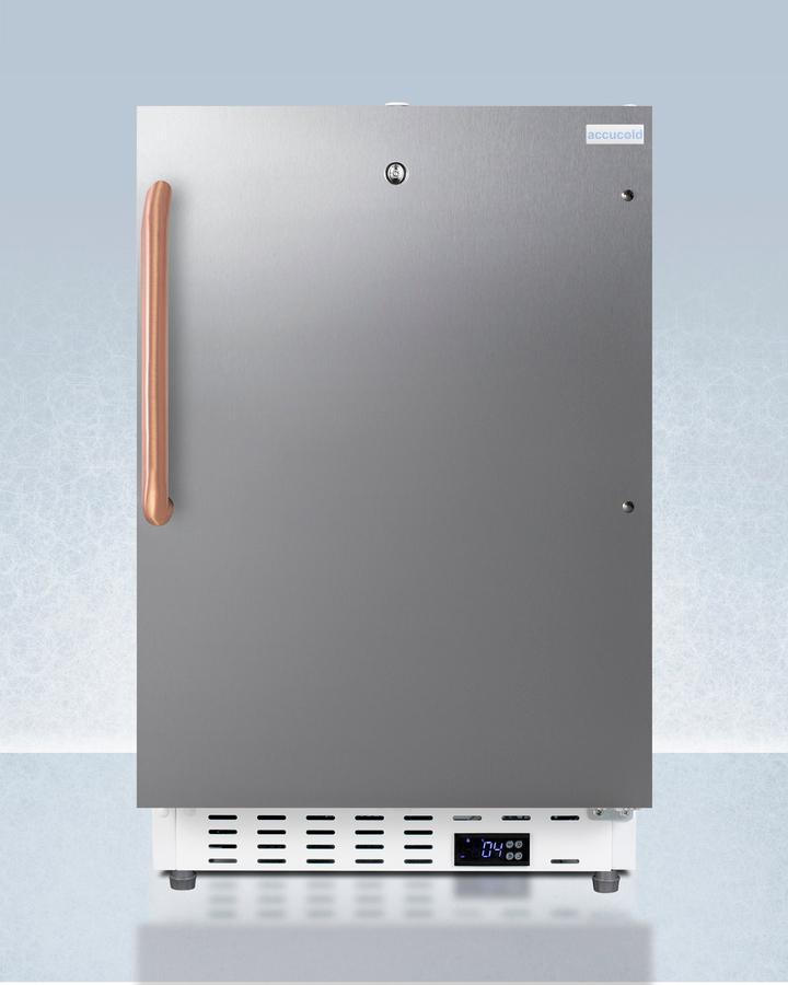 Summit ADA404REFSSTBC 21" Wide Built-in Healthcare All-refrigerator, ADA Compliant