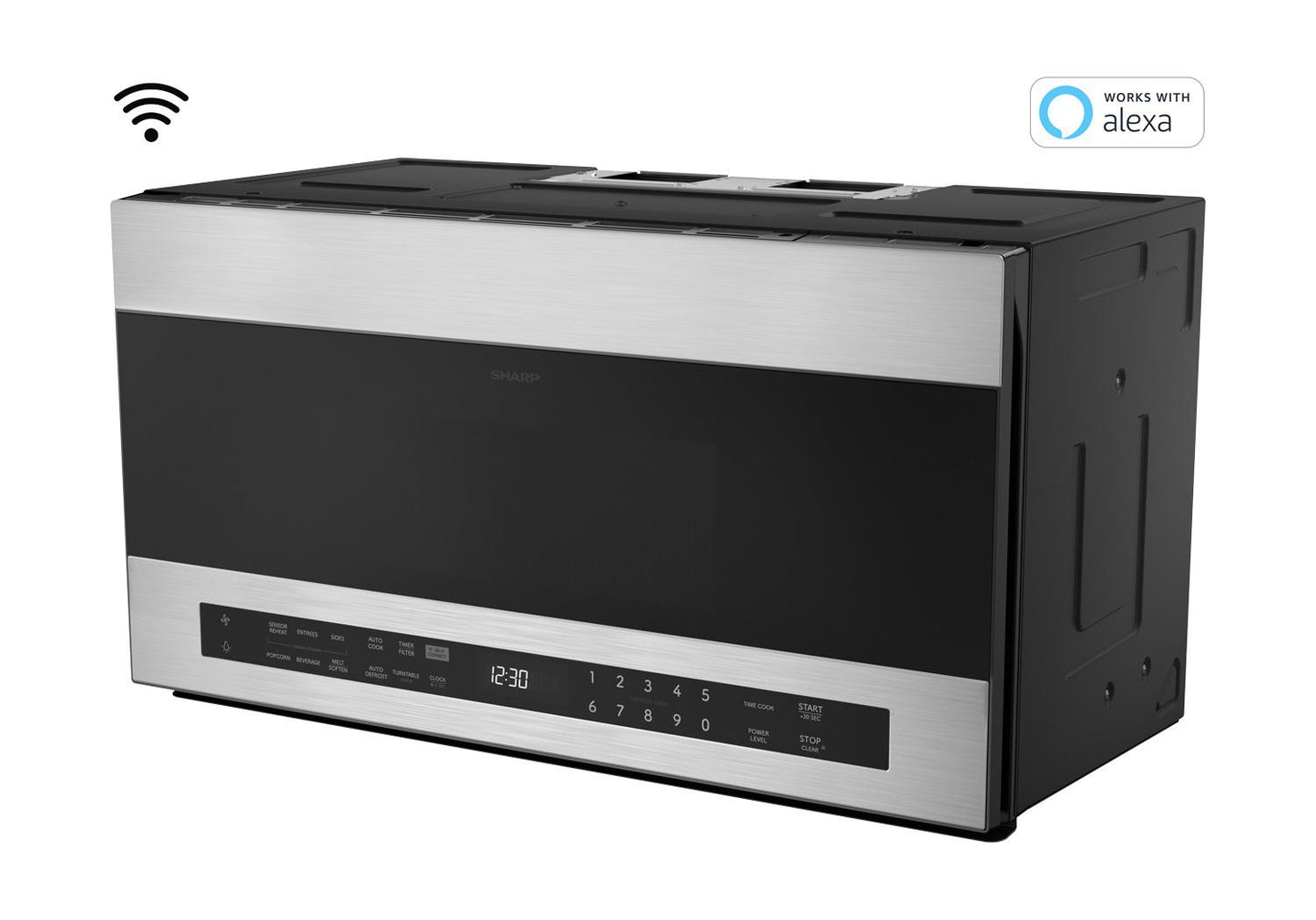 Sharp SMO1969JS 1.9 cu. ft. Smart Over-the-Range-Microwave Oven
