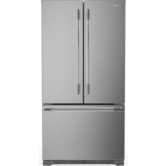 Kitchenaid KRFC136TPS 22 Cu. Ft. 36-Inch Counter-Depth French Door Refrigerator with Internal Water Dispenser