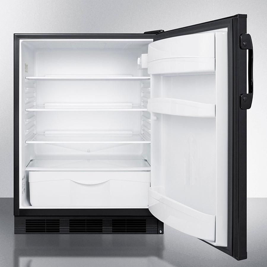 Summit FF6BK7 24" Wide All-refrigerator