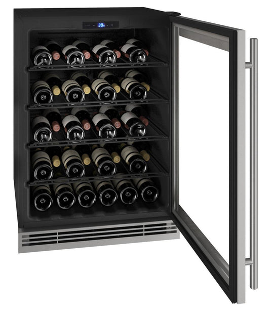 U-Line UHWC024SG01A Hwc024 24" Wine Refrigerator With Stainless Frame Finish (115 V/60 Hz)