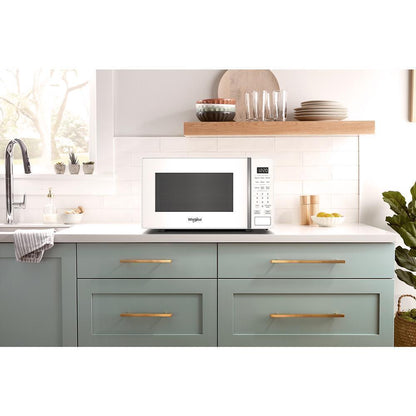 Whirlpool WMCS3018RW 0.7 cu. ft. White Countertop Microwave With Steam Clean - 700 watt