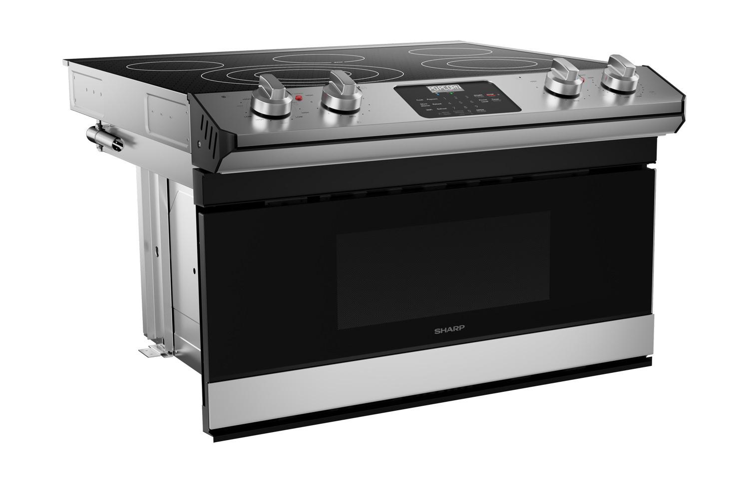 Sharp STR3065HS Smart Radiant Rangetop with Microwave Drawer Oven