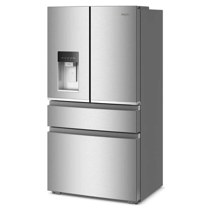 Whirlpool WRMC5036RZ 36-inch Wide True Counter Depth 4-Door French Door Refrigerator - 22 cu. ft.
