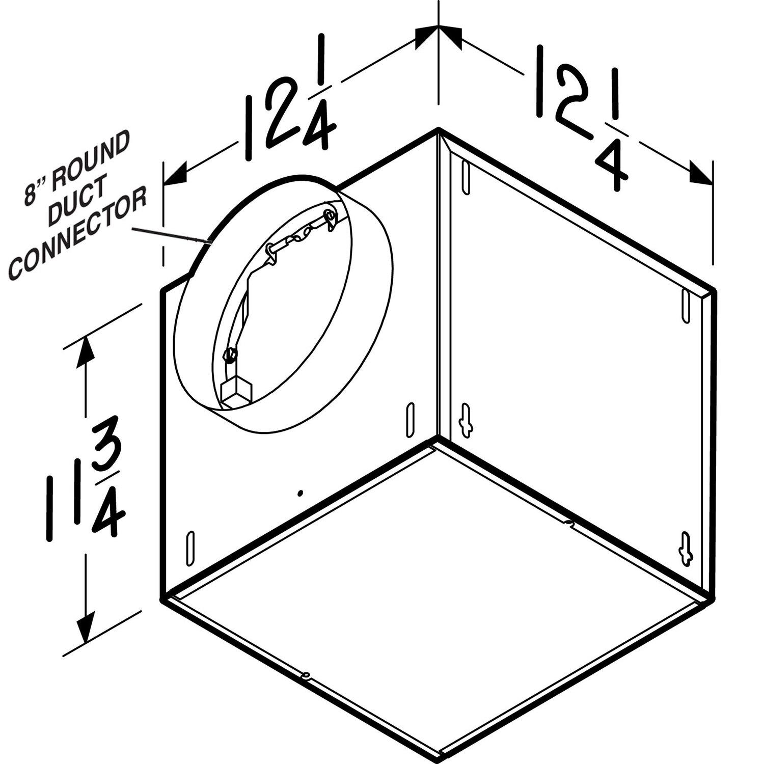 Broan High-Capacity, Light Commercial 270 CFM InLine Ventilation Fan, ENERGY STAR® certified