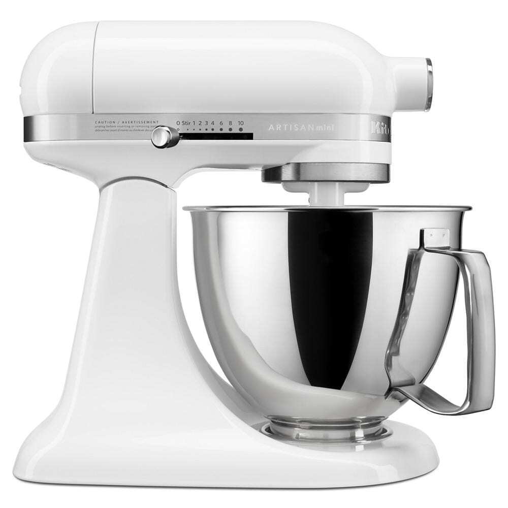 Kitchenaid KSM3316XWH Artisan® Mini 3.5 Quart Tilt-Head Stand Mixer