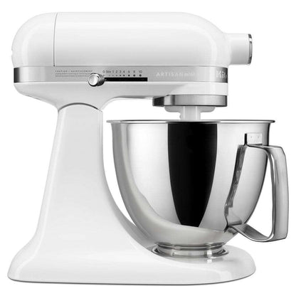 Kitchenaid KSM3316XWH Artisan® Mini 3.5 Quart Tilt-Head Stand Mixer