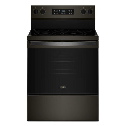 Whirlpool WFES5730SV 30-inch Electric Range with Air Cooking Technology