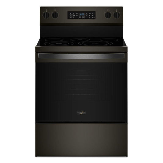 Whirlpool WFES5730SV 30-inch Electric Range with Air Cooking Technology