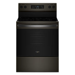 Whirlpool WFES5730SV 30-inch Electric Range with Air Cooking Technology