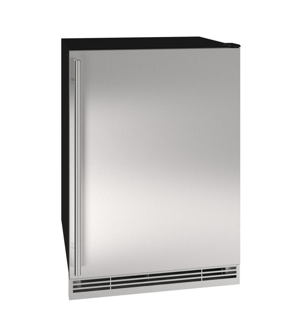 U-Line 24" Convertible Freezer With Stainless Solid Finish (115 V/60 Hz Volts /60 Hz Hz)