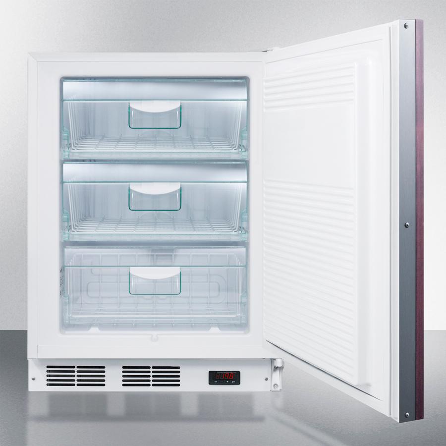 Summit VT65MLBIIFADA 24" Wide Built-in All-freezer, ADA Compliant (panel Not Included)