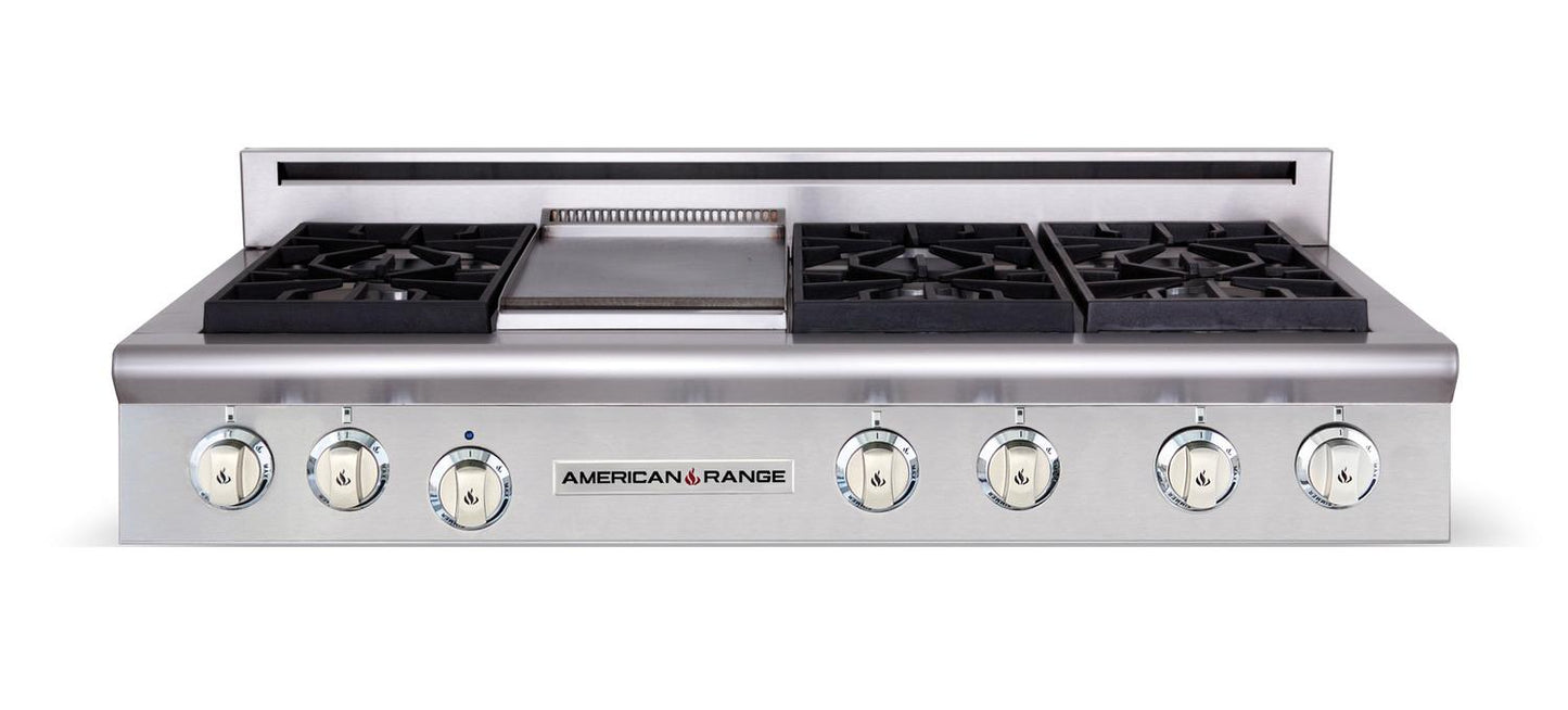 American Range AMERICANRANGELEGENDAROBSCT484GDGR Legend 48 Inch Performer Rangetop