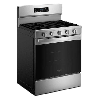 Whirlpool WFGS5730SZ 30-inch Gas Range with Air Cooking Technology and EZ-2-Lift™ Hinged Grates
