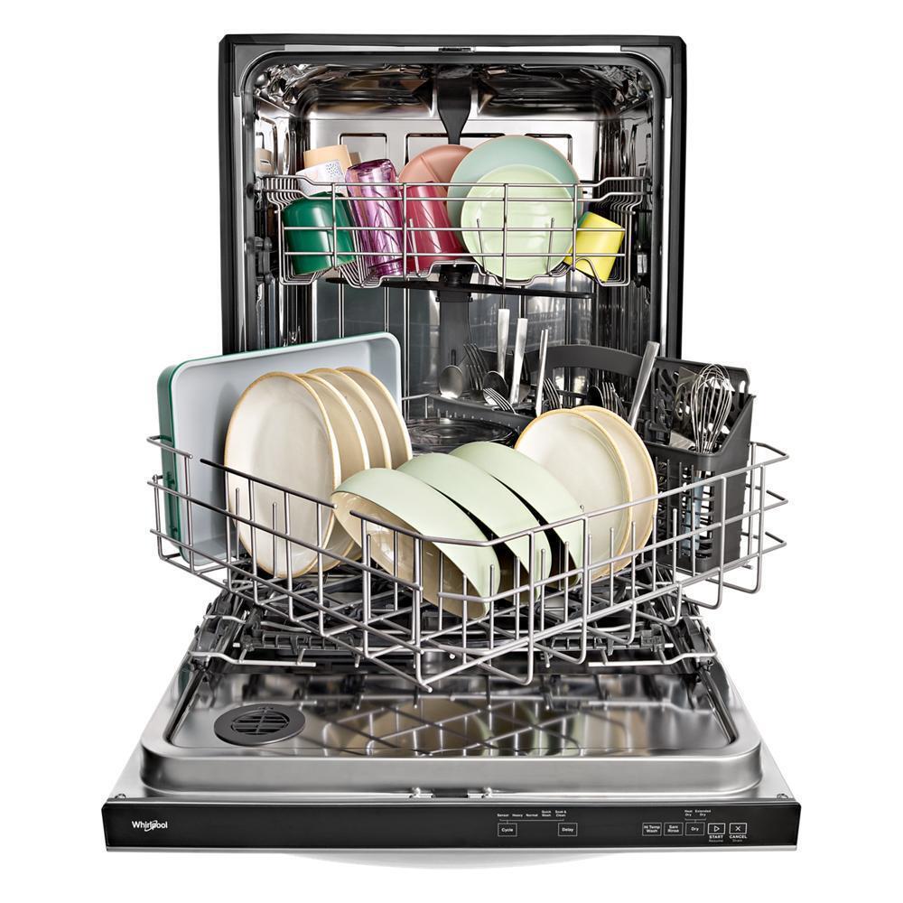 Whirlpool WDT745SASZ 24" Stainless Steel Dishwasher with Spin&Load Rack and AI Intelligent Wash - 50 dBA