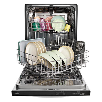 Whirlpool WDT745SASZ 24" Stainless Steel Dishwasher with Spin&Load Rack and AI Intelligent Wash - 50 dBA