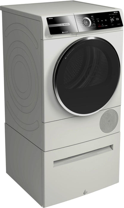 Bosch WQB245AXUC 800 Series, heat pump dryer, Silver inox
