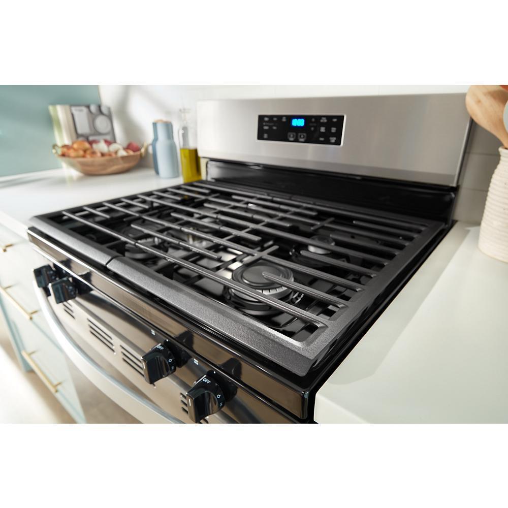 Whirlpool WFGS3530RB 30-inch Self Clean Gas Range with No Preheat Mode