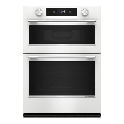 Kitchenaid KOEC730SWH Smart Combo Wall Oven with Assisted Cooking Modes