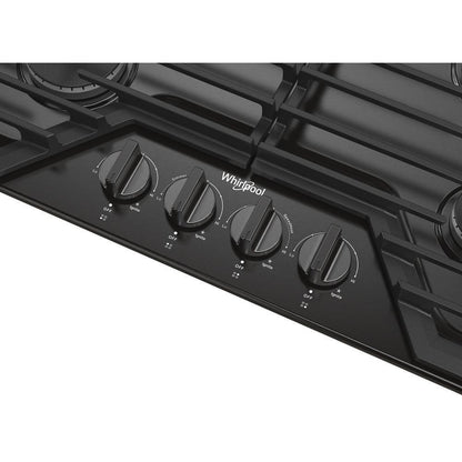 Whirlpool WCGK5030PV 30-inch Gas Cooktop with EZ-2-Lift™ Hinged Cast-Iron Grates