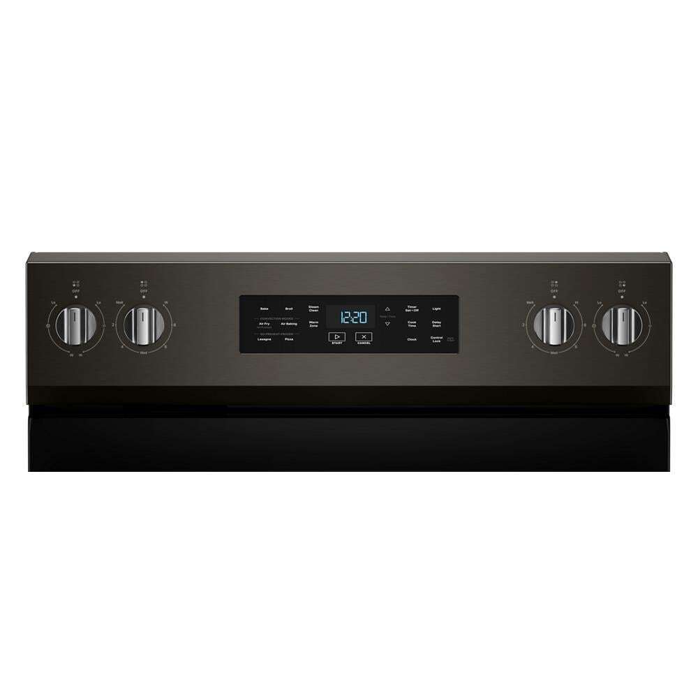 Whirlpool WFES4530SV 30-inch Electric Range with Air Cooking Technology and Steam Clean