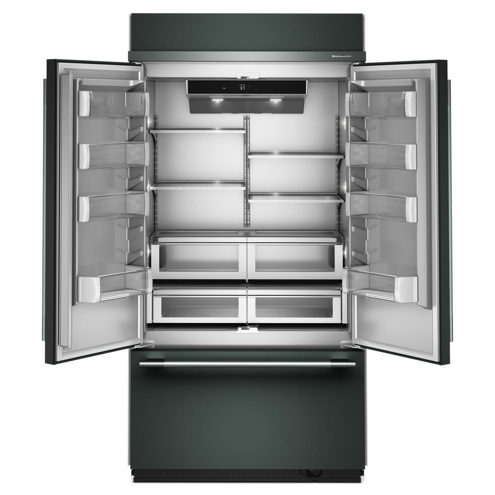 Kitchenaid KBFN542SJP 24.2 Cu. Ft. 42" Built-In French Door Bottom Mount Refrigerator with Platinum Interior