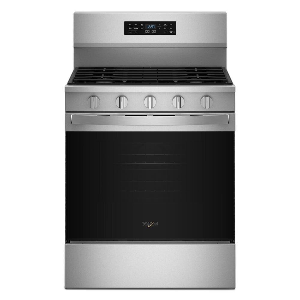 Whirlpool WFGS5730SZ 30-inch Gas Range with Air Cooking Technology and EZ-2-Lift™ Hinged Grates