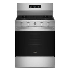 Whirlpool WFGS5730SZ 30-inch Gas Range with Air Cooking Technology and EZ-2-Lift™ Hinged Grates
